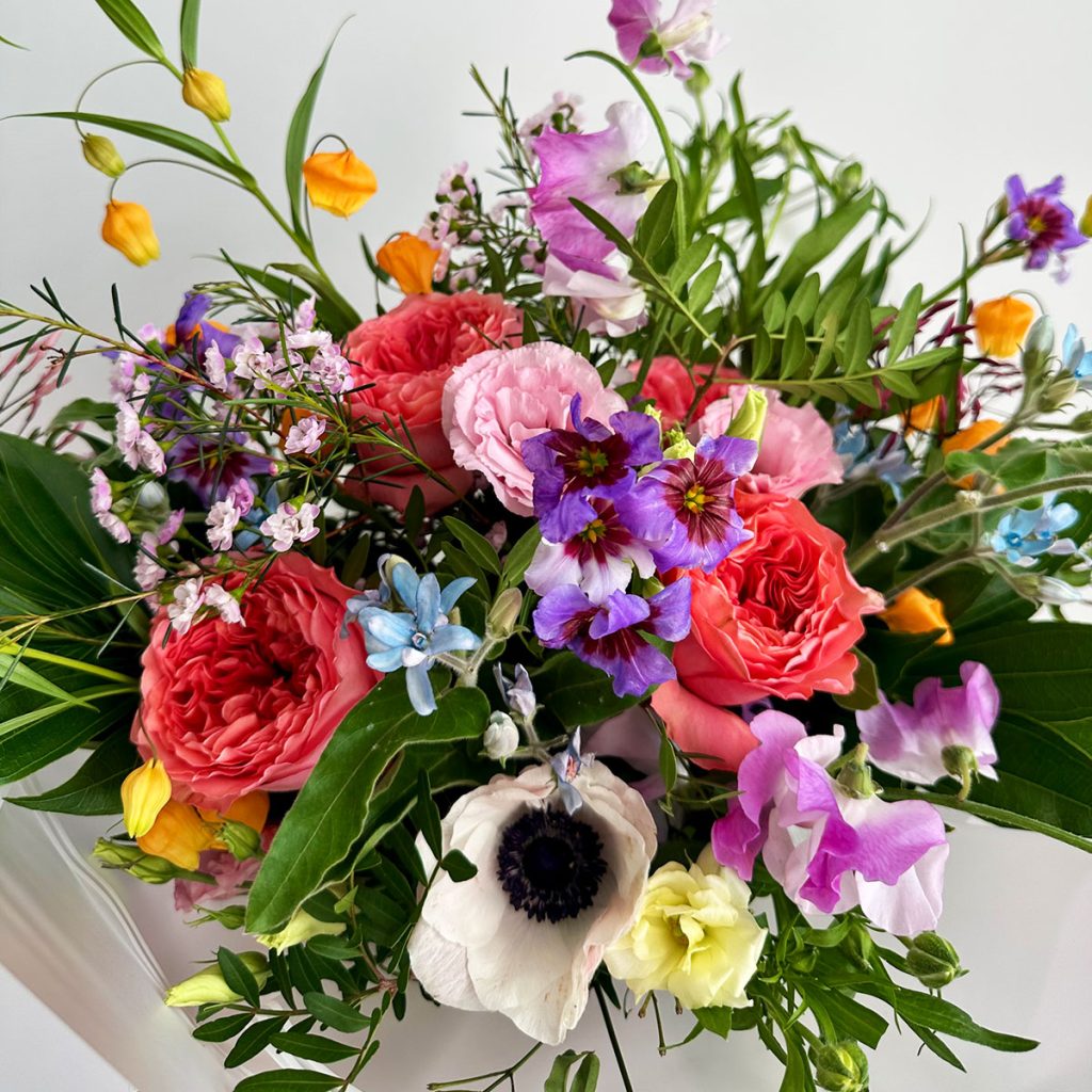 Handtied bouquet of flowers