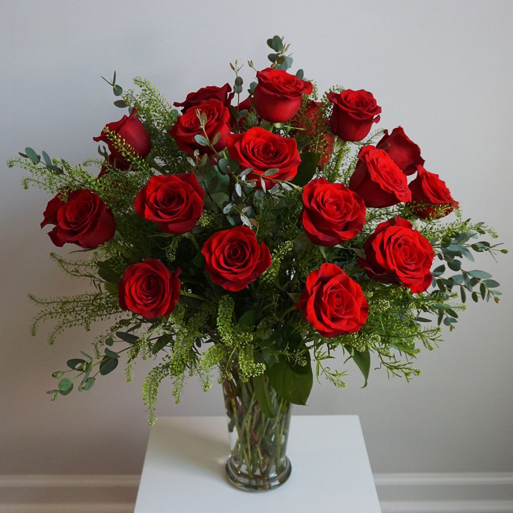 Vase of Roses